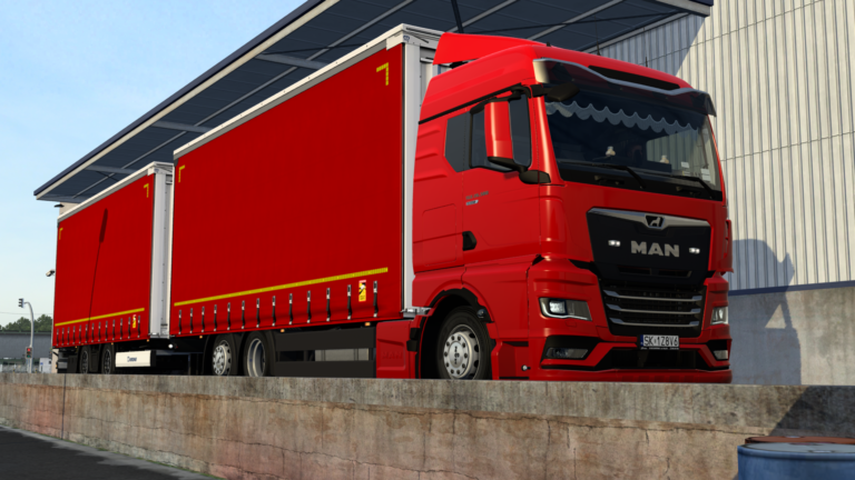 MAN TG3 TANDEM mod for ETS2