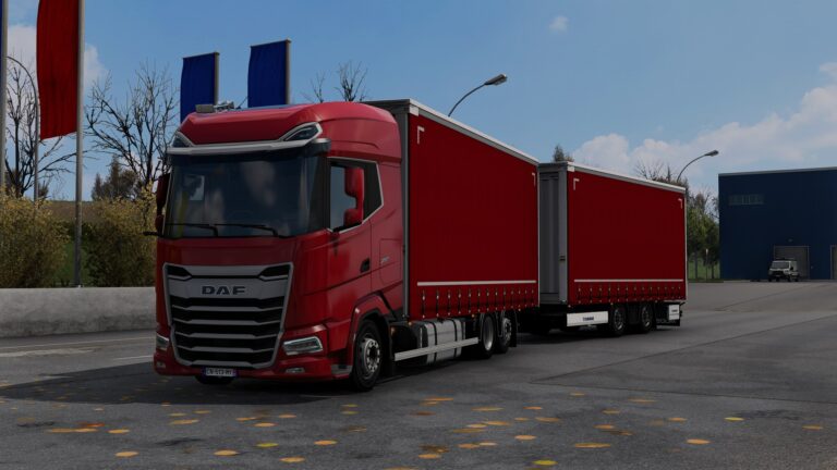 DAF XF/XG/XG+ tandem mod for ETS2